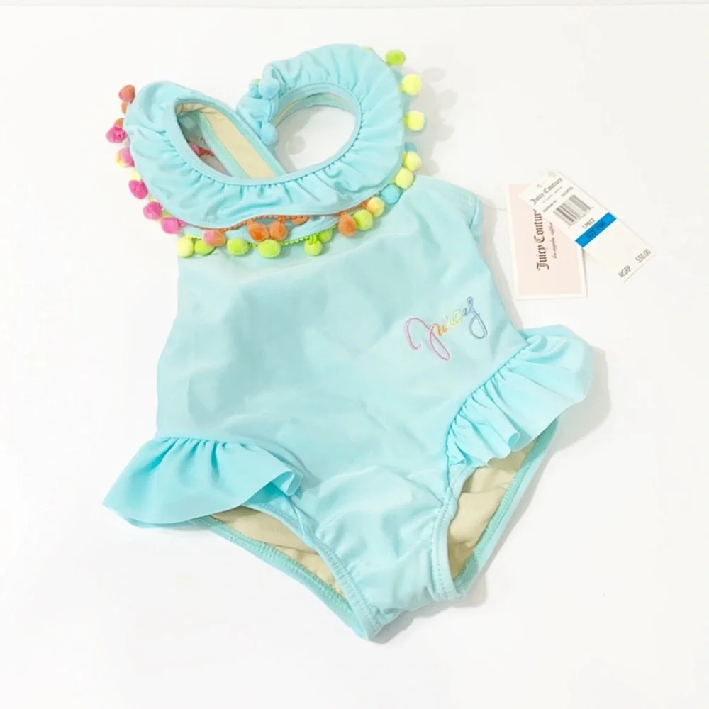 Juicy couture Pom Pom detail swim suits 24m